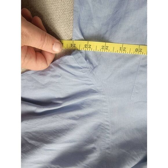 Daniel Cremieux Mens Richard Cotton Shirt Tailored Fit Button-Up Blue Size 17/35 - Picture 4 of 5